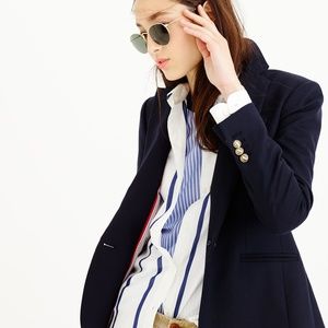 Navy Blue Corduroy Campbell Blazer